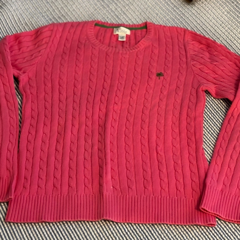 Classic Lilly Pulitzer Pink Sweater
